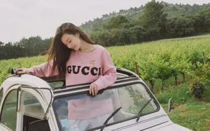倪妮性感户外摄影写真图片_7