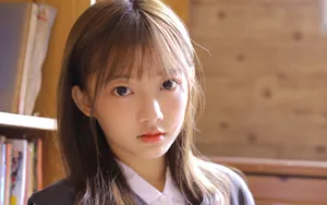 日本清纯制服美女写真图片_6
