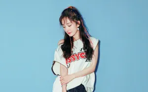 杨幂甜美造型写真图片壁纸_6