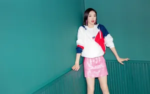 宋茜青春活力性感图片壁纸_2