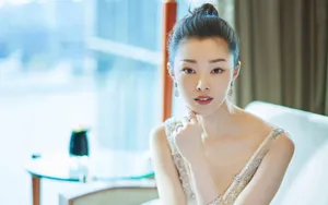 宋轶深V礼服图片壁纸_8