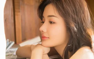 高清美颜美女特写图片_4