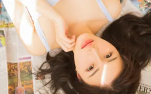 高清美颜美女特写图片_6