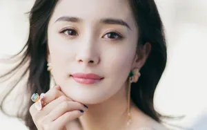 杨幂性感肉色裙图片_6