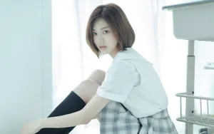 清纯美女学生妹图片_4