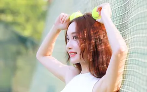 美女网球运动装图片壁纸_4