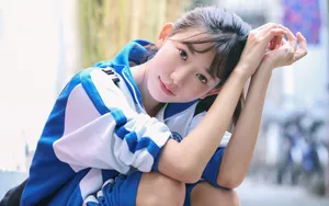 漂亮学生妹校服美女图片_2