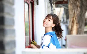 漂亮学生妹校服美女图片_6