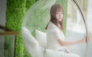 清纯JK制服美女图片壁纸_3