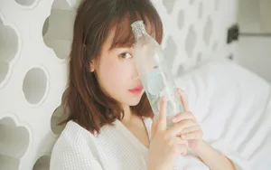 吊带睡裙背心美女居家图片_7