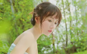 吊带睡裙背心美女居家图片_8