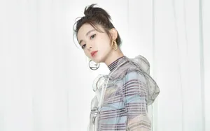 古力娜扎甜美桌面壁纸_2