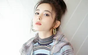古力娜扎甜美桌面壁纸_4