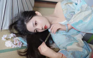 性感日系和服美女写真图片壁纸_2