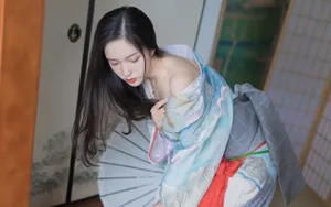 性感日系和服美女写真图片壁纸_10