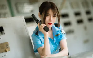 性感美女cosplay制服诱惑图片_3