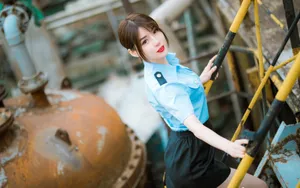 性感美女cosplay制服诱惑图片_4