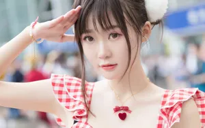 极品粉嫩性感甜美少女图片壁纸