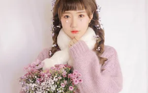 娃娃脸童颜美女图片壁纸_8