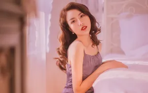 性感美少妇床上写真图片_8