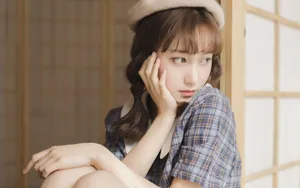 纯情少女美女图片壁纸