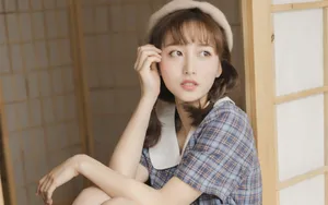 纯情少女美女图片壁纸_7