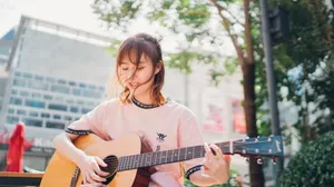 美女曹曦月桌面壁纸_3