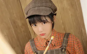 画画的女孩学生妹图片壁纸_8