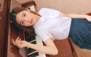 纯情少女图片壁纸_6
