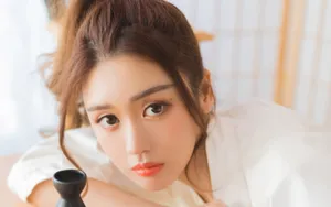 日本甜美迷人美女写真图片壁纸_4