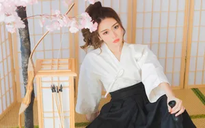 日本甜美迷人美女写真图片壁纸_10