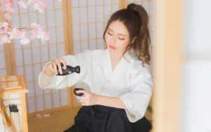 日本甜美迷人美女写真图片壁纸_12