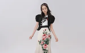 美女明星迪丽热巴写真图片_2