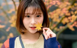 短发美女生活照图片_7