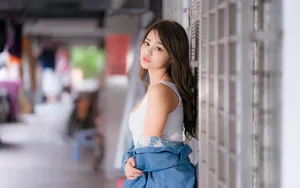 性感美女街拍图片