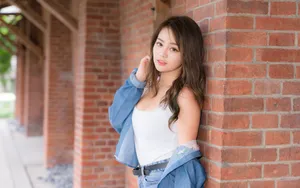 性感美女街拍图片_5