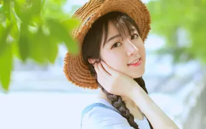 夏日清凉美女少女图片壁纸_4