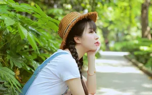 夏日清凉美女少女图片壁纸_9