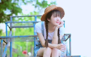 夏日清凉美女少女图片壁纸_10