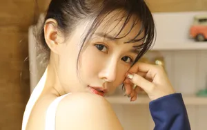 甜美性感女学生图片_8