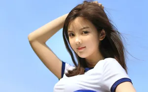 运动紧身衣美女图片_6