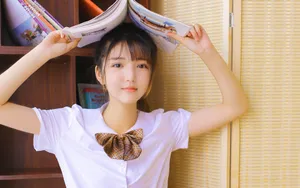 清新甜美学生妹图片