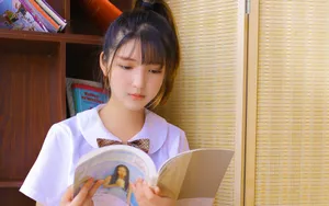 清新甜美学生妹图片_2