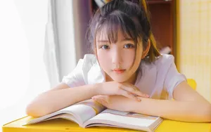 清新甜美学生妹图片_4