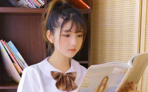 清新甜美学生妹图片_7