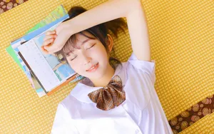 清新甜美学生妹图片_8