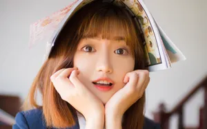 制服诱惑女学生图片壁纸_7
