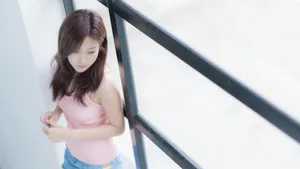 粉嫩甜美美女写真图片_3