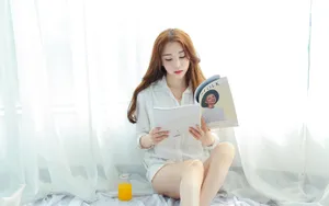 白衬衣女神私房诱人写真图片_7