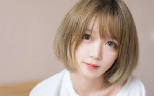 短发清新女生居家生活壁纸_3